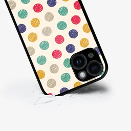 macmerise Geometric Printed iPhone 15 Back Case Mobile Accessories image 1