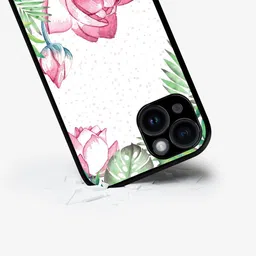 macmerise Floral Printed iPhone 15 Plus Back Case Mobile Accessories-37