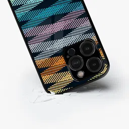 macmerise Abstract Printed iPhone 15 Pro Back Case Mobile Accessories-38
