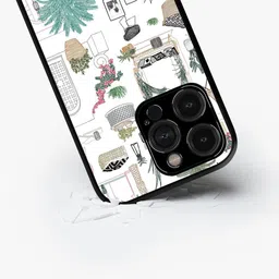 macmerise Floral Printed iPhone 15 Pro Back Case Mobile Accessories-39