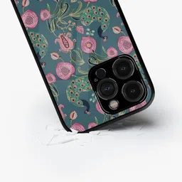 macmerise Floral Printed iPhone 15 Pro Back Case Mobile Accessories-35