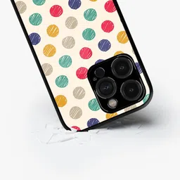macmerise Geometric Printed iPhone 15 Pro Back Case Mobile Accessories-54
