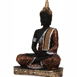 GW CREATIONS Gold-Toned Medium Buddha Idol Showpiece-image-99