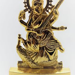 Navyaksh Gold-Tone Religious Idol Rudram Goddess Saraswati Showpiece-image-96