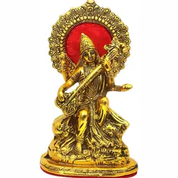 Navyaksh Gold toned & Red Metal Showpiece-28