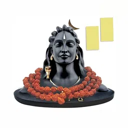 Navyaksh Black Adiyogi Statue Decorative Showpiece-image-66