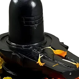 Navyaksh Black shivlingam Marble Decorative Showpiece-image-61