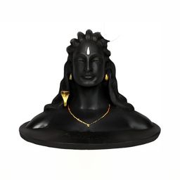 Navyaksh Black & Gold Toned Religious Adiyogi Showpiece-image-25