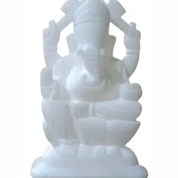 Navyaksh White Marble Showpiece-36