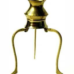 Navyaksh Gold Toned Brass Shivling Stand Without Shivling Brass Lota Decorative Showpiece-image-72