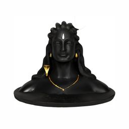 Navyaksh Black Metal Small Religious Adiyogi Idol Showpiece-image-82