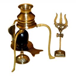 Navyaksh Black & Gold toned Brass Showpiece-picture-29