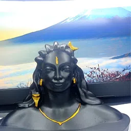 Navyaksh Black Adiyogi Decorative Showpiece-image-70