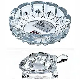 Navyaksh Transparent Fengshui Crystal Turtle Showpiece-7
