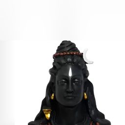 Navyaksh Black Adiyogi shiva statue  Showpiece-image-15