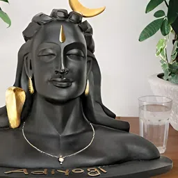 Navyaksh Black & Gold toned Polyresin Showpiece-40