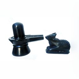 Navyaksh Black 2 Pieces Religious Marble Showpieces-image-104
