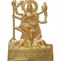 Navyaksh Gold Toned Brass Kali Mata Showpiece-image-97