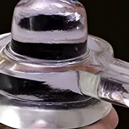 Navyaksh Transparent Shivling Showpiece-45