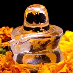 Navyaksh Transparent Crystal Shiva Lingam Showpiece-image-54
