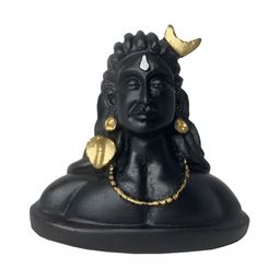 Navyaksh Black Polyresin Adiyogi Shiva Showpiece-40