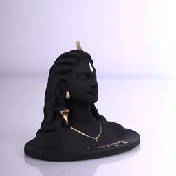 Navyaksh Black Adiyogi Statue Showpiece-12