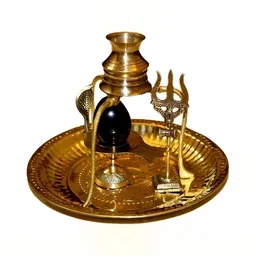 Navyaksh Gold Toned Religious Brass Showpiece-picture-1