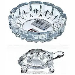Navyaksh Transparent Animal Glass Decorative Showpiece-image-74