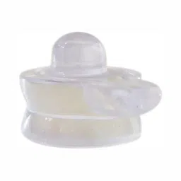 Navyaksh Transparent Crystal Shivling Showpiece-14