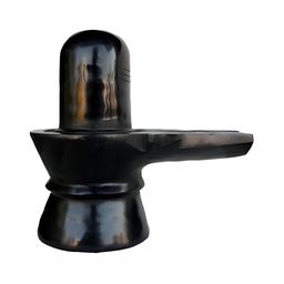 Navyaksh Black Marble Small Shivling Idol Showpiece-image-95