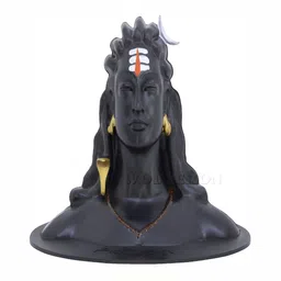 Navyaksh Black & Gold Toned Adiyogi Shiva God Idols Showpiece-22