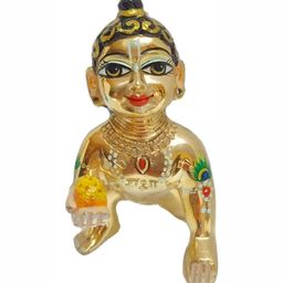 krishnagallery1 Gold toned Religious Idol Showpiece-image-75