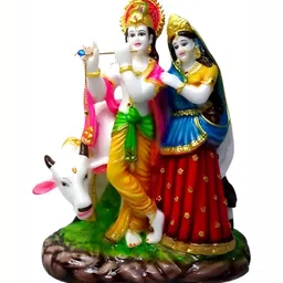 krishnagallery1 Red & White Religious Idol Small Showpiece-10