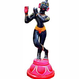 krishnagallery1 Black & Pink Brass Religious Showpiece-image-6