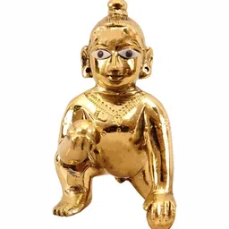 krishnagallery1 Gold-Toned Religious Idol Showpiece-image-88