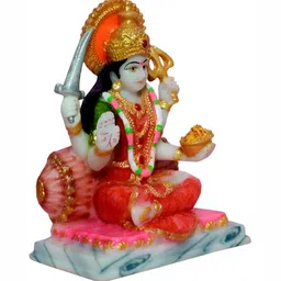 krishnagallery1 White & Orange Religious Idol Showpiece-image-70