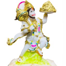 krishnagallery1 White & Gold Toned Religious Marble Showpiece-image-68