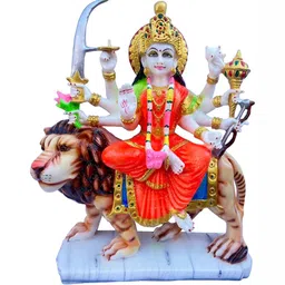 krishnagallery1 Gold Toned & Red marble Idol Showpiece-image-27