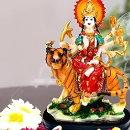 krishnagallery1 Orange & Red Religious Brass Idol Showpiece-19