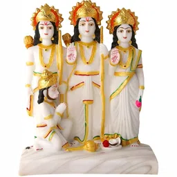 krishnagallery1 White & Yellow Marble Idol Showpiece-13
