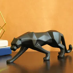 TIED RIBBONS Black Solid Panther Showpiece-8