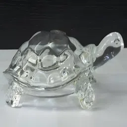 Navyaksh Silver-Toned Crystal Kachia Showpiece-image-91
