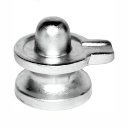 Navyaksh Silver-Toned Religious Small Para Shivling Showpiece-image-79
