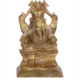Avinash Handicrafts Brown Religious Idol Showpiece-image-86
