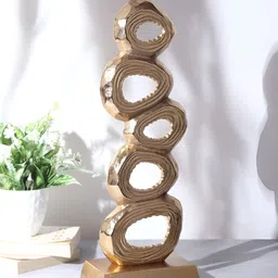 Decor de Maison Gold-Toned Overture Display Metal Showpiece-picture-6