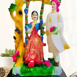 krishnagallery1 White & Red Religious Figurine Showpiece-22