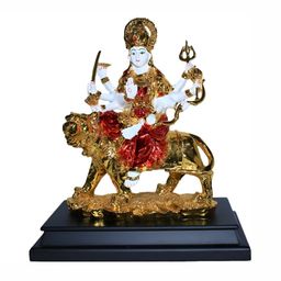 krishnagallery1 Gold Toned Red Religious Idol Showpiece-image-73