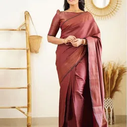 KALINI Woven Design Zari Banarasi Saree-picture-1