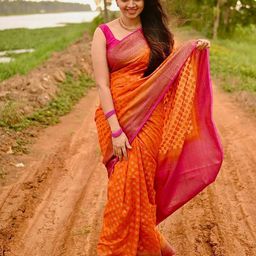 KALINI Ethnic Motifs Woven Design Zari Banarasi Saree-image-92