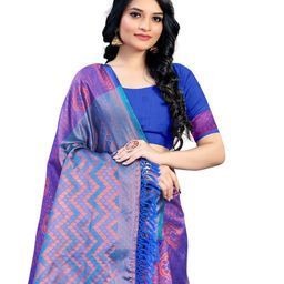RUNAYA NX Ethnic Motifs Zari Pure Silk Saree-image-9